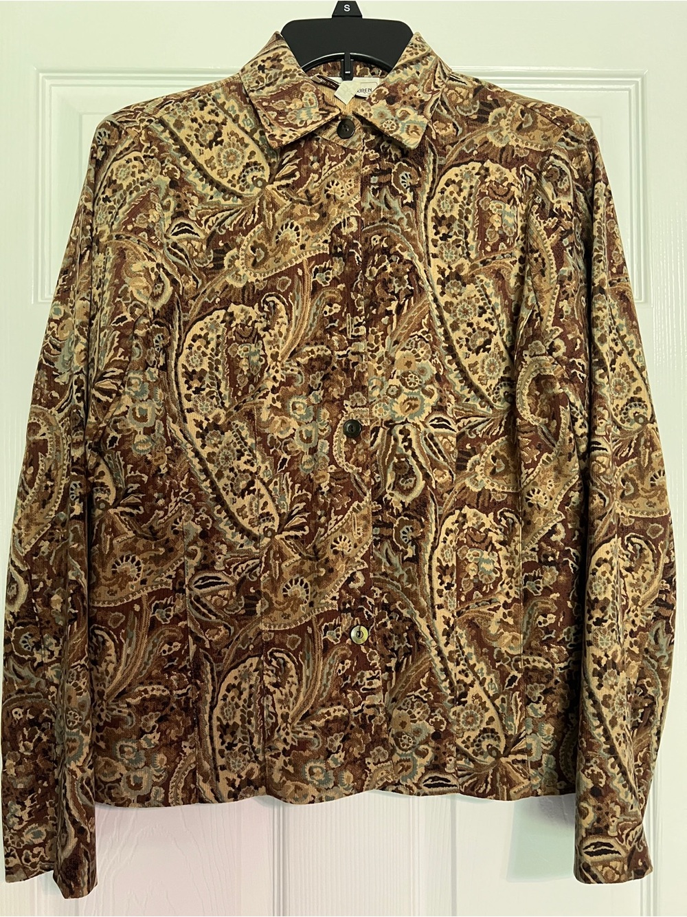 Corduroy Button-Up Shirt – Size 2